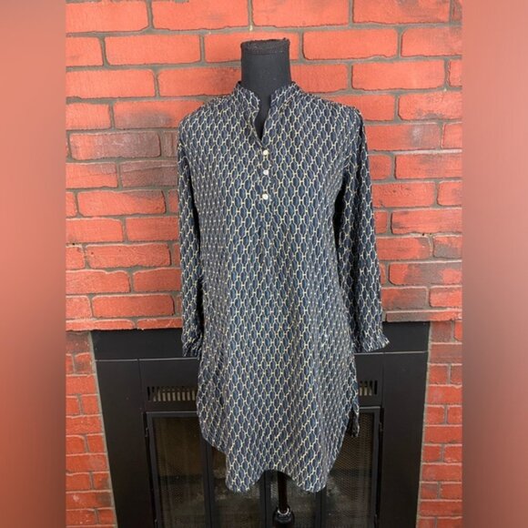 Rock Flower Paper Women’s Geometric Print‎ Tunic Shirt Dress Size S - Picture 1 of 5